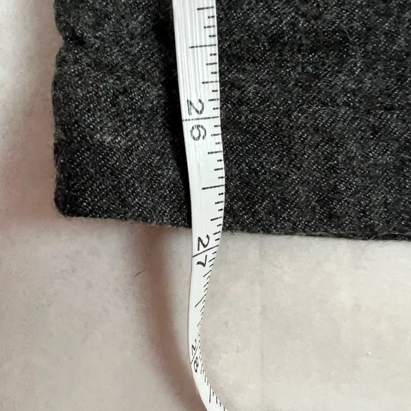 See Desc! Made in Italy DAVIDE CENCI Pants Wool Gray Strait Legs Trousers US 10? - Picture 4 of 9